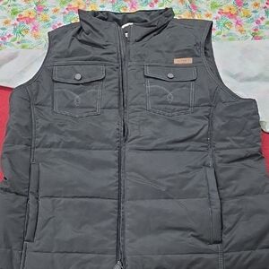 Ariat Charcoal Black Quilted Vest Conceal Carry Pocket